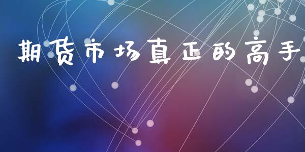 期货市场真正的高手_https://www.hbaoqiang.com_期货手续费_第1张