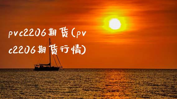 pvc2206期货(pvc2206期货行情)_https://www.hbaoqiang.com_交易心态_第1张