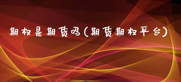 期权是期货吗(期货期权平台)_https://www.hbaoqiang.com_德指期货_第1张