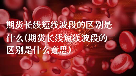 期货长线短线波段的区别是什么(期货长线短线波段的区别是什么意思)_https://www.hbaoqiang.com_期货直播_第1张