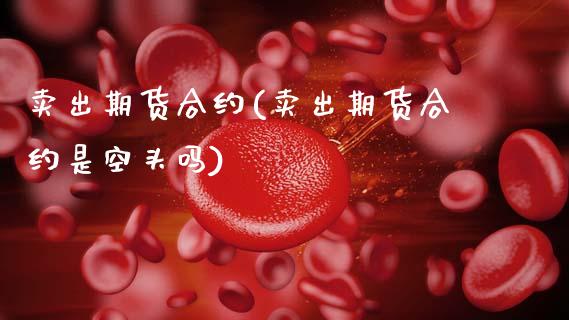卖出期货合约(卖出期货合约是空头吗)_https://www.hbaoqiang.com_期货学习_第1张