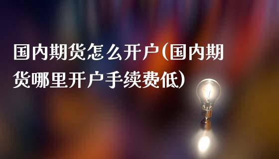 国内期货怎么开户(国内期货哪里开户手续费低)_https://www.hbaoqiang.com_期货平台_第1张