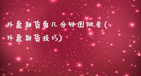 外盘期货看几分钟图做单(外盘期货技巧)_https://www.hbaoqiang.com_期货平台_第1张