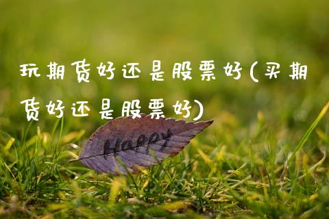 玩期货好还是股票好(买期货好还是股票好)_https://www.hbaoqiang.com_股指期货_第1张
