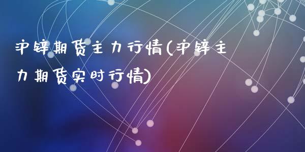沪锌期货主力行情(沪锌主力期货实时行情)_https://www.hbaoqiang.com_纳指期货_第1张