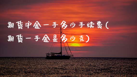 期货沪金一手多少手续费(期货一手金是多少克)_https://www.hbaoqiang.com_黄金期货_第1张