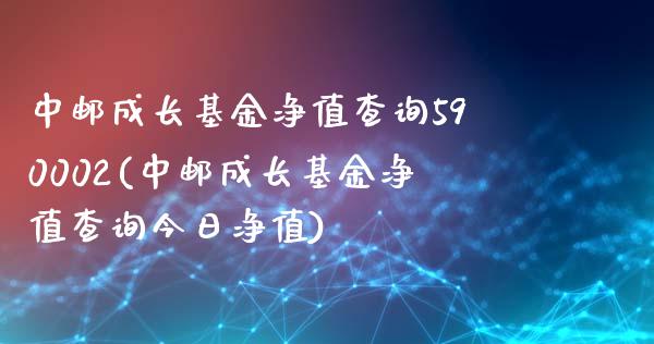 中邮成长基金净值查询590002(中邮成长基金净值查询今日净值)_https://www.hbaoqiang.com_国际期货_第1张