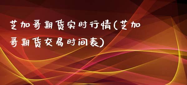 芝加哥期货实时行情(芝加哥期货交易时间表)_https://www.hbaoqiang.com_期货平台_第1张