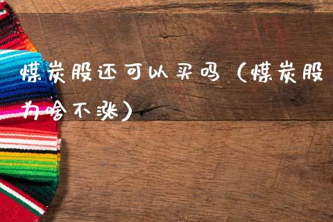 煤炭股还可以买吗（煤炭股为啥不涨）_https://www.hbaoqiang.com_期货入门_第1张