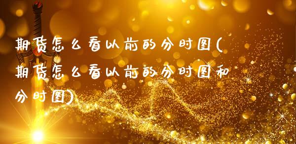 期货怎么看以前的分时图(期货怎么看以前的分时图和分时图)_https://www.hbaoqiang.com_期货直播_第1张