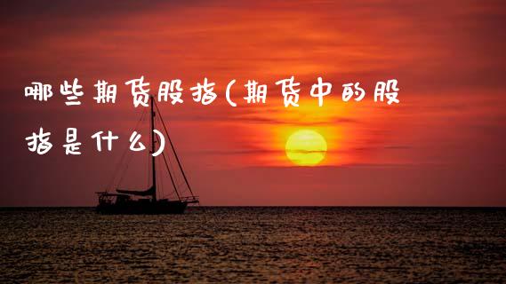 哪些期货股指(期货中的股指是什么)_https://www.hbaoqiang.com_实战心得_第1张