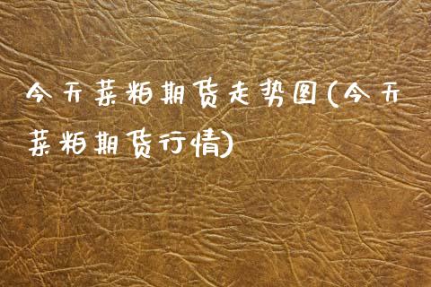 今天菜粕期货走势图(今天菜粕期货行情)_https://www.hbaoqiang.com_期货平台_第1张