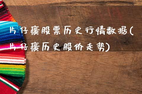 片仔癀股票历史行情数据(片仔癀历史股价走势)_https://www.hbaoqiang.com_期货入门_第1张