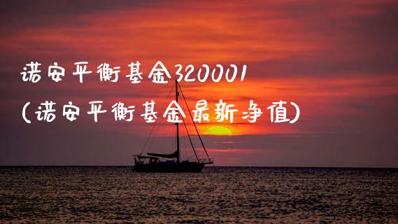 诺安平衡基金320001(诺安平衡基金最新净值)_https://www.hbaoqiang.com_原油期货_第1张