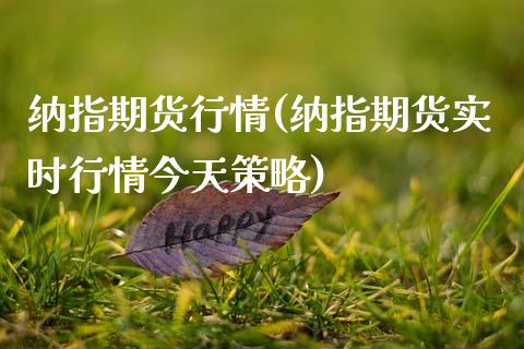 纳指期货行情(纳指期货实时行情今天策略)_https://www.hbaoqiang.com_实战心得_第1张