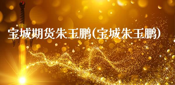 宝城期货朱玉鹏(宝城朱玉鹏)_https://www.hbaoqiang.com_黄金期货_第1张