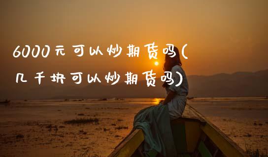 6000元可以炒期货吗(几千块可以炒期货吗)_https://www.hbaoqiang.com_股票推荐_第1张