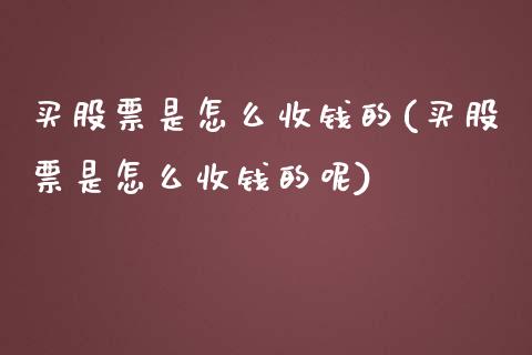 买股票是怎么收钱的(买股票是怎么收钱的呢)_https://www.hbaoqiang.com_期货入门_第1张