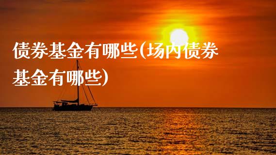 债券基金有哪些(场内债券基金有哪些)_https://www.hbaoqiang.com_实战心得_第1张