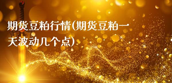 期货豆粕行情(期货豆粕一天波动几个点)_https://www.hbaoqiang.com_黄金期货_第1张