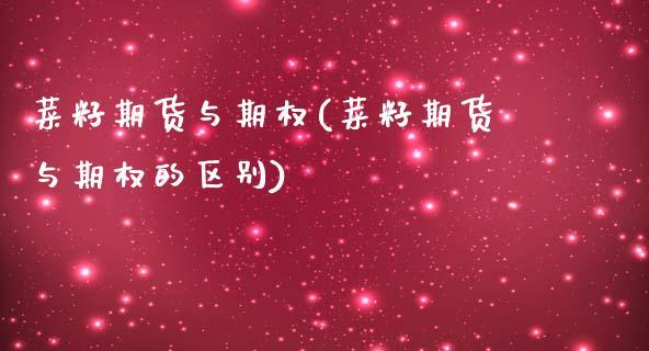 菜籽期货与期权(菜籽期货与期权的区别)_实战心得_第1张_宝强期货直播间 菜籽期货与期权(菜籽期货与期权的区别)_https://www.hbaoqiang.com_实战心得_第1张