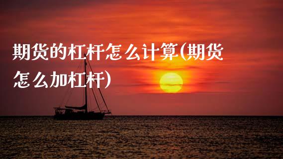 期货的杠杆怎么计算(期货怎么加杠杆)_https://www.hbaoqiang.com_期货软件_第1张