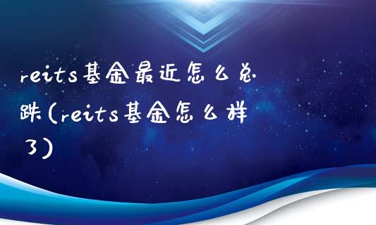 reits基金最近怎么总跌(reits基金怎么样了)_https://www.hbaoqiang.com_股票推荐_第1张