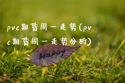 pvc期货周一走势(pvc期货周一走势分析)_https://www.hbaoqiang.com_期货故事_第1张