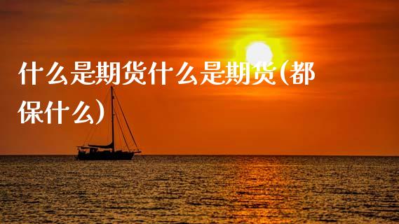 什么是期货什么是期货(都保什么)_https://www.hbaoqiang.com_期货直播_第1张