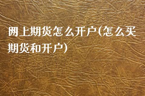 网上期货怎么开户(怎么买期货和开户)_https://www.hbaoqiang.com_期货入门_第1张