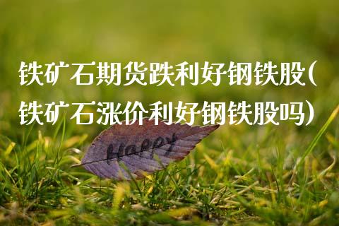 铁矿石期货跌利好钢铁股(铁矿石涨价利好钢铁股吗)_https://www.hbaoqiang.com_期货平台_第1张
